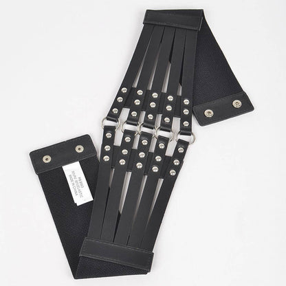 Stud Waist Elastic Belt PB8563