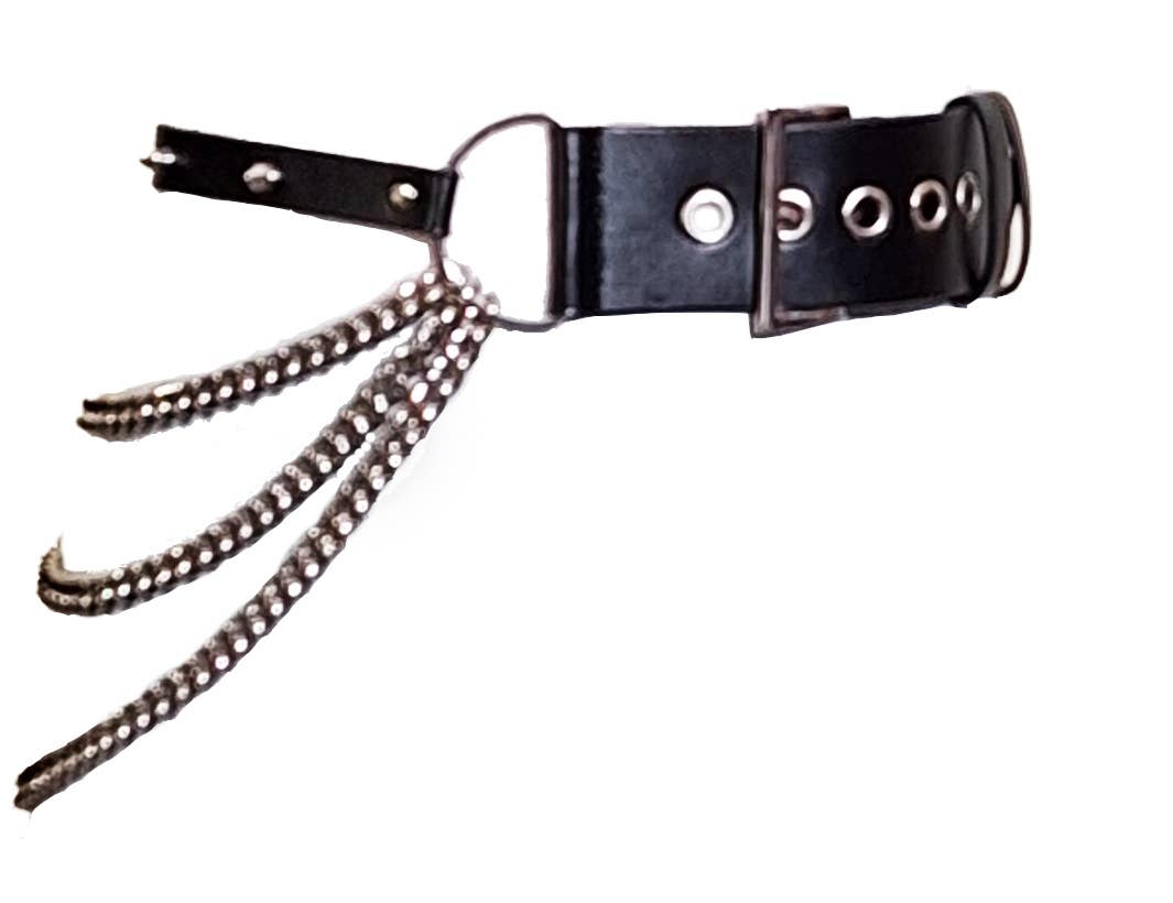 Necessary Evil Nyx Asymmetric Gothic Chain Belt