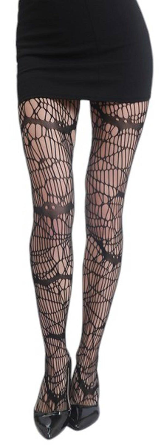 Bat Fishnet Tights — One Size Fits Most