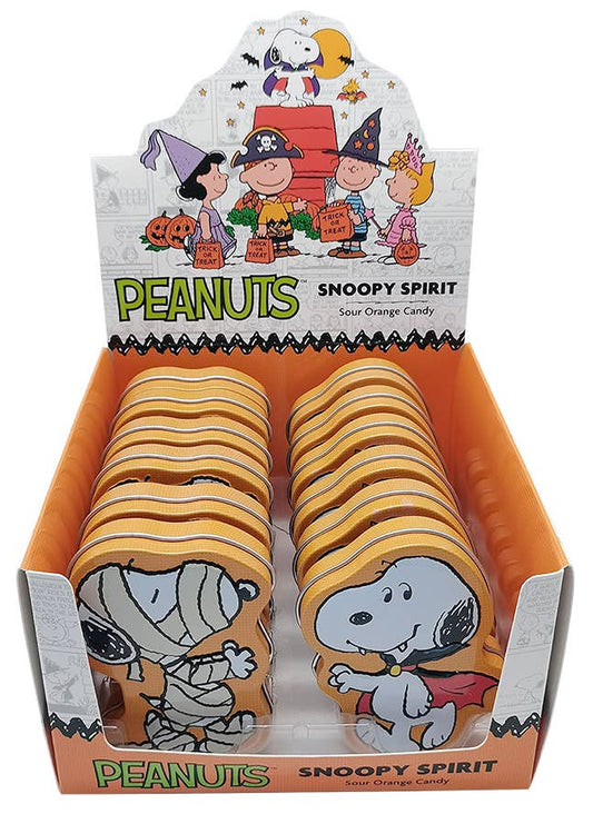 Peanuts Snoopy Spirit Set Candy Tins 12ct