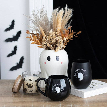 Halloween Bat Print Mulberry Candle