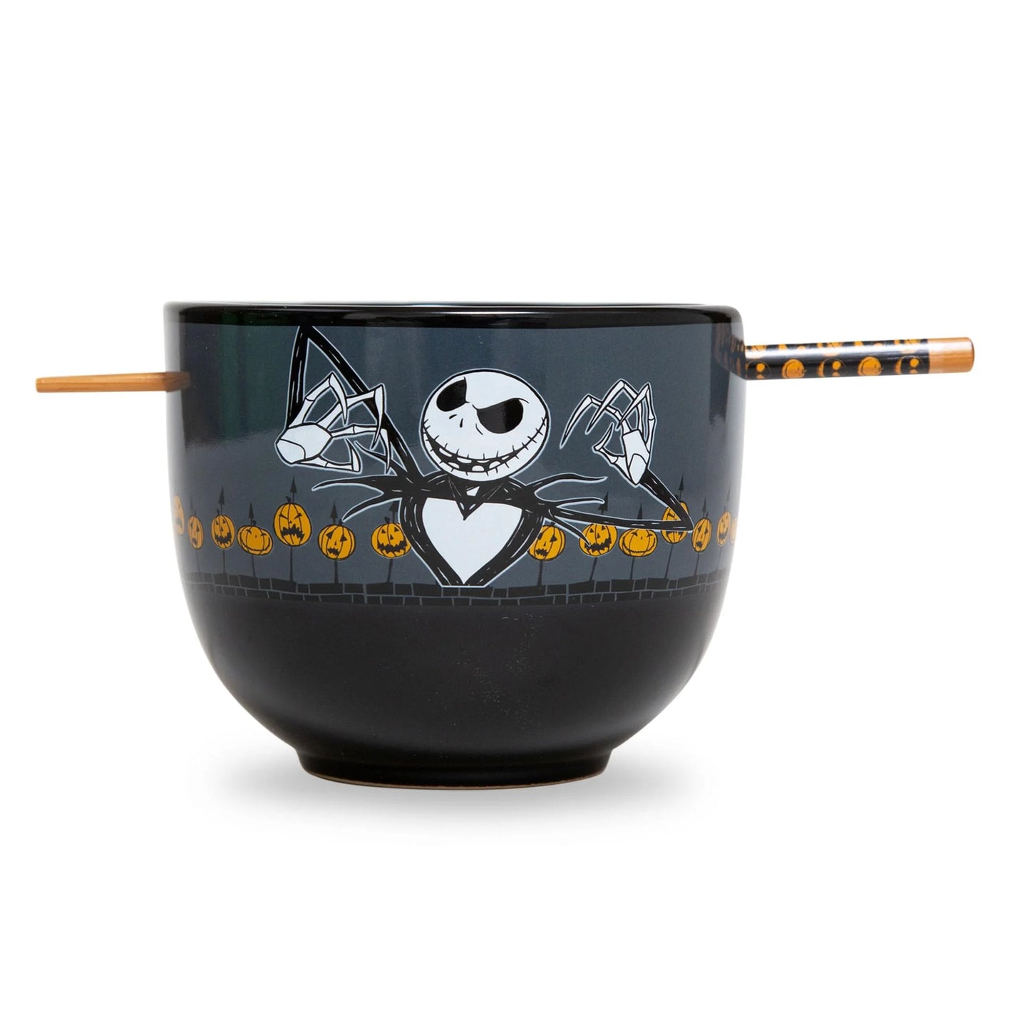 Nightmare Before Christmas Ramen Bowl & Chopsticks – Scary Jack
