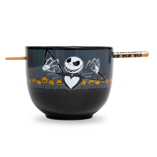 Nightmare Before Christmas Ramen Bowl & Chopsticks – Scary Jack