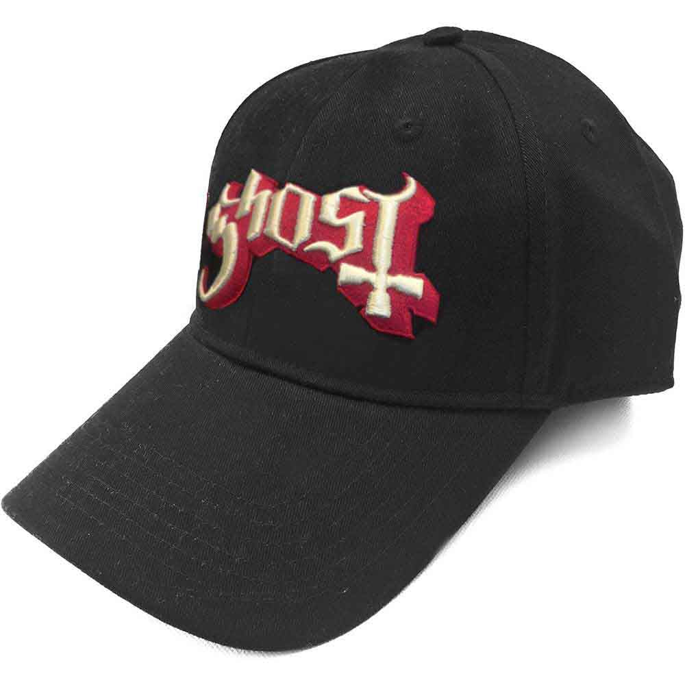 Ghost Unisex Baseball Cap: Logo (Black)