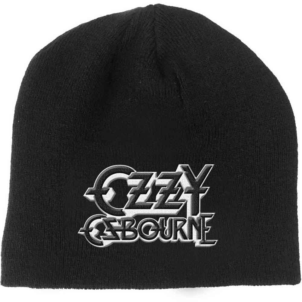 Ozzy Osbourne Unisex Beanie Hat: Logo 2 (Black)