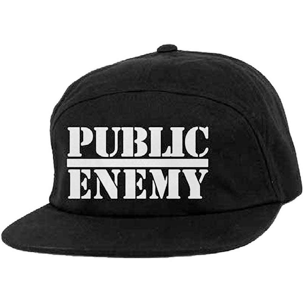Public Enemy Unisex Camper Cap: Logo (Black)