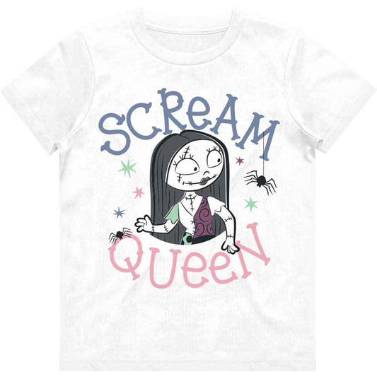 The Nightmare Before Christmas Kids Girls T-Shirt: Scream Queen (White)