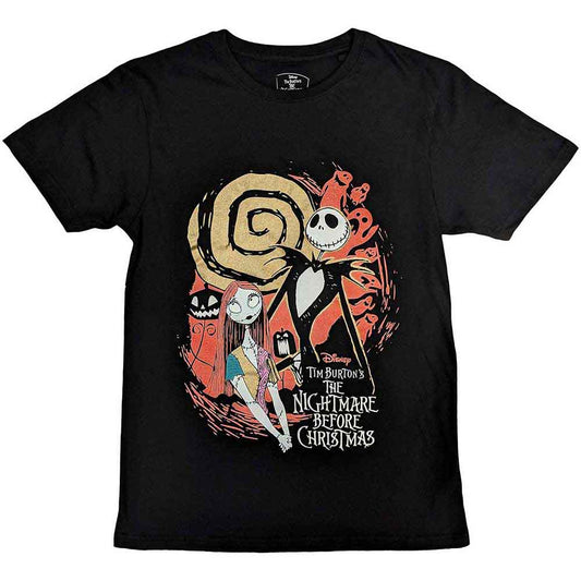 The Nightmare Before Christmas Unisex T-Shirt: Ghosts (Black)