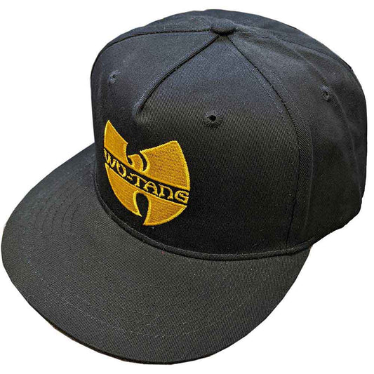 Wu-Tang Clan Unisex Snapback Cap: Logo (Black)