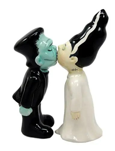 Frankenstein & Bride Halloween Salt & Peper Shaker Set