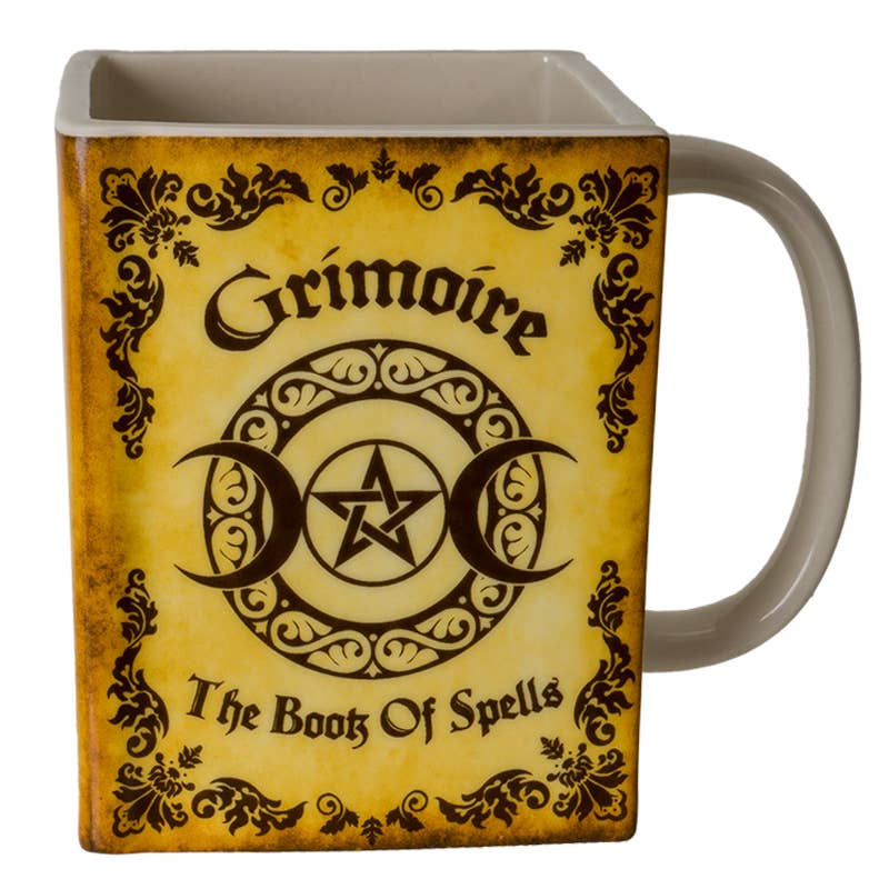 15895 Book of Grimoire Spells Book-Shaped Mug