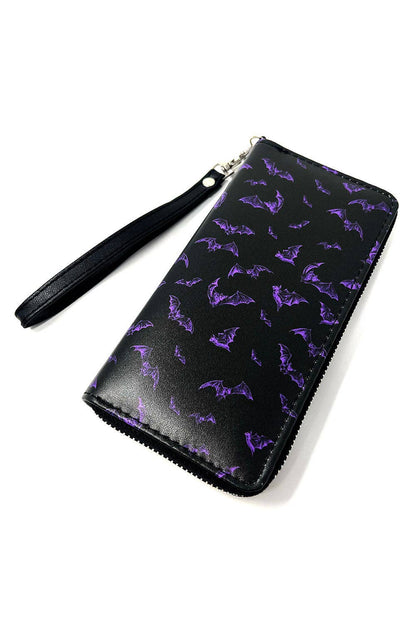 Midnight Bats Wallet [Purple]