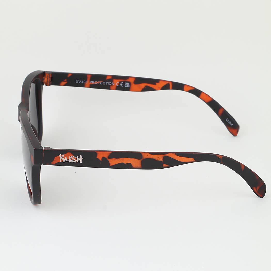 KUSH Tortoise Wayfarer Sunglasses