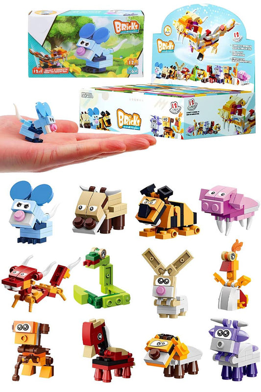 Zodiac Animal DIY Building Block Craft Kit
