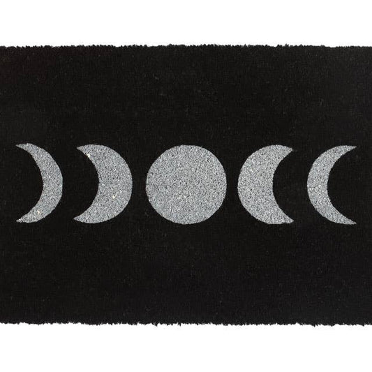 Black Moon Phase Doormat