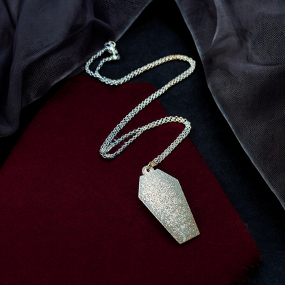 Real Spiderweb Coffins Silver (Necklace)