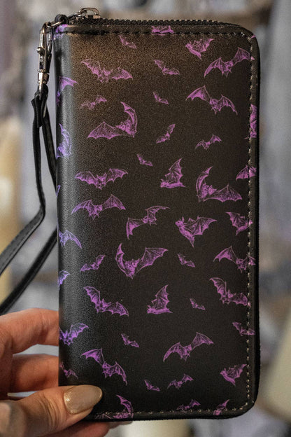 Midnight Bats Wallet [Purple]