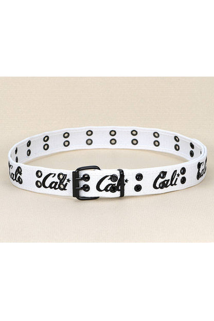 Casual Canvas Double Hole Belt