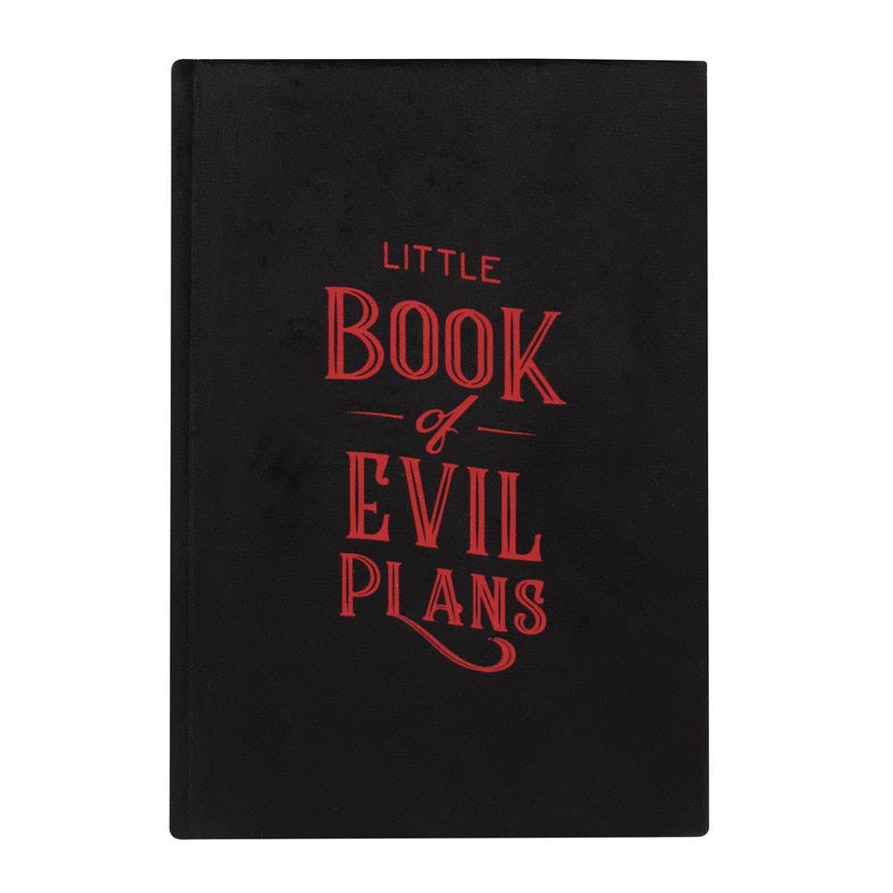16023 Little Book of Evil Plans Velvet A5 Journal