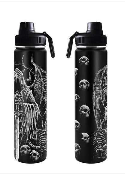 Angel of Death 24 Oz Water Bottle Tumbler