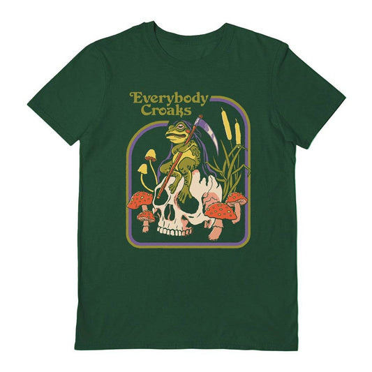 Steven Rhodes (Everybody Croaks) Dark Green  T-Shirt