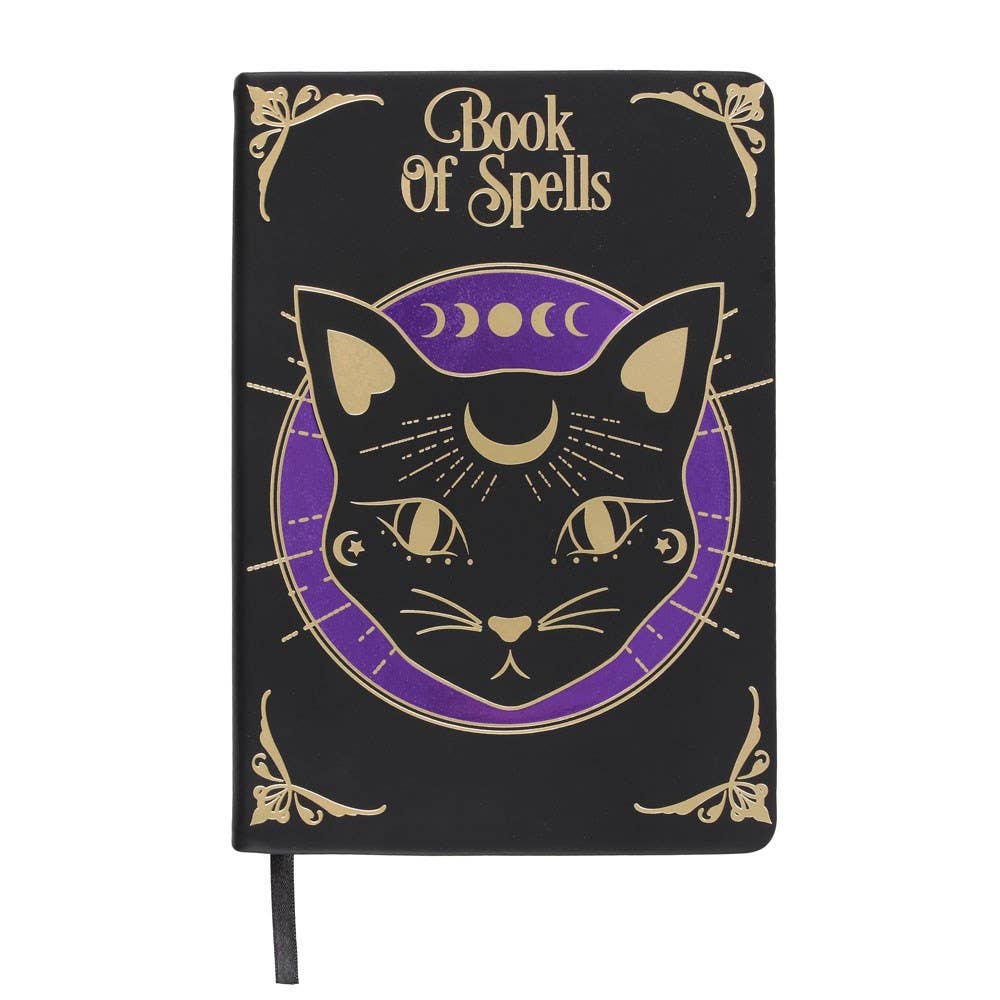 15321 Black Cat Mystic Mog Book of Spells Journal C/24