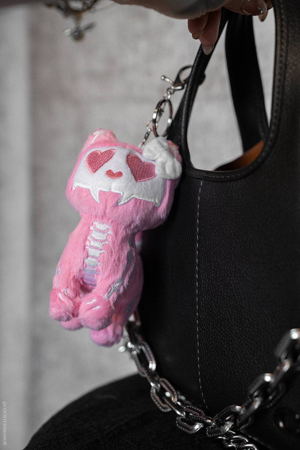 Smitten Kitten Plush Keychain