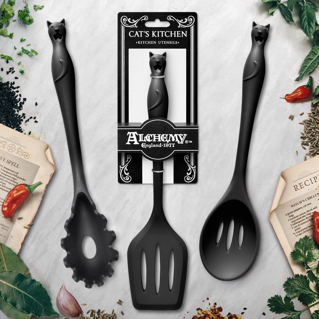 15571 Alchemy Gothic Cat's Kitchen Whisk
