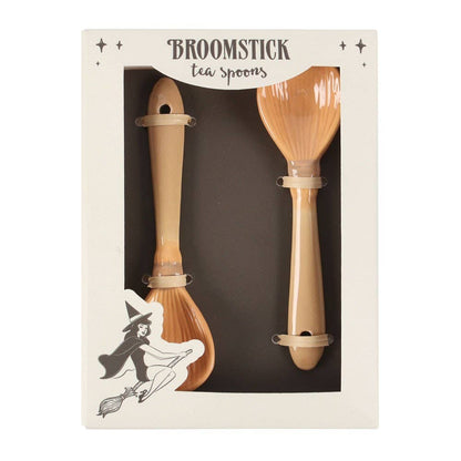 15309 Broomstick Teaspoon Set Halloween Decor C/96