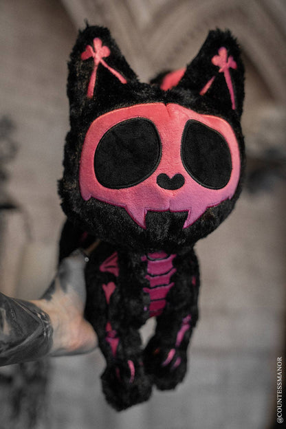 Pink Skelekitty Plush Toy [Limited Edition]