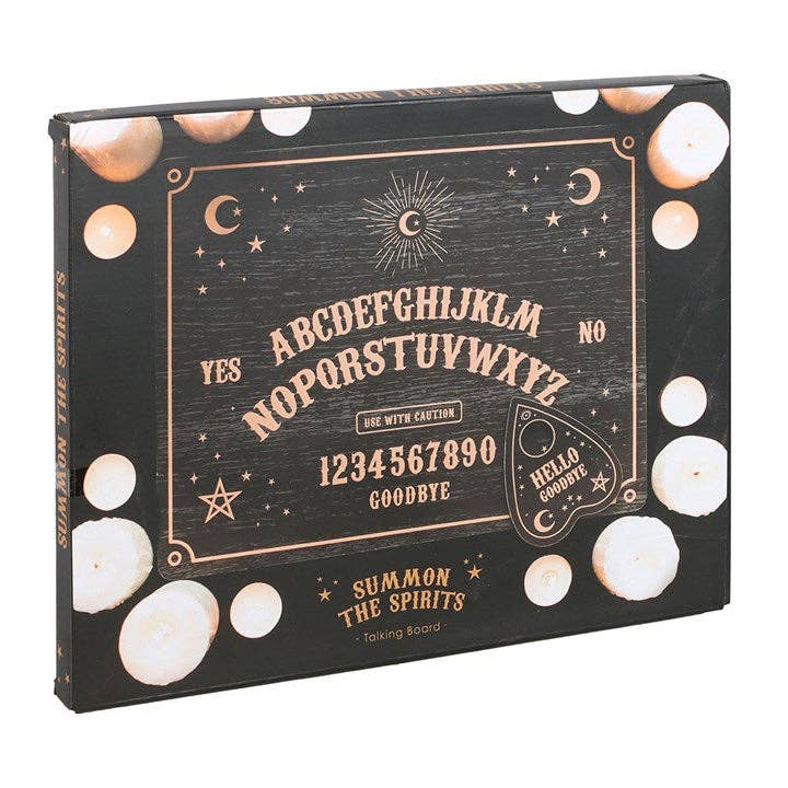 Black Gothic Ouija Talking Board with Planchette