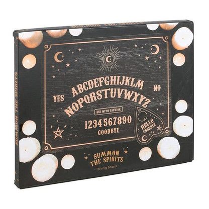 Black Gothic Ouija Talking Board with Planchette