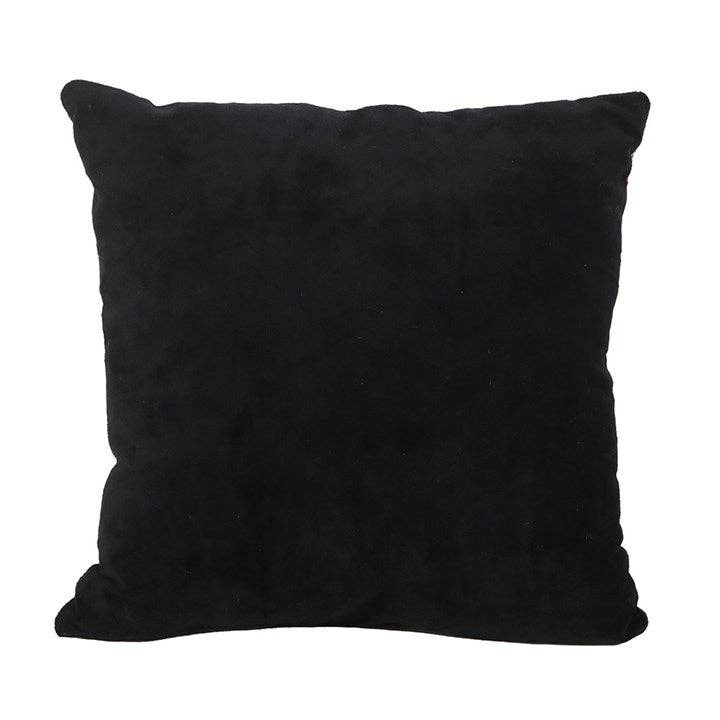 35cm Square Venom & Vines Gothic Skull Print Cushion