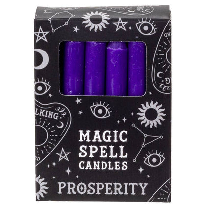 Purple Prosperity Spell Candles