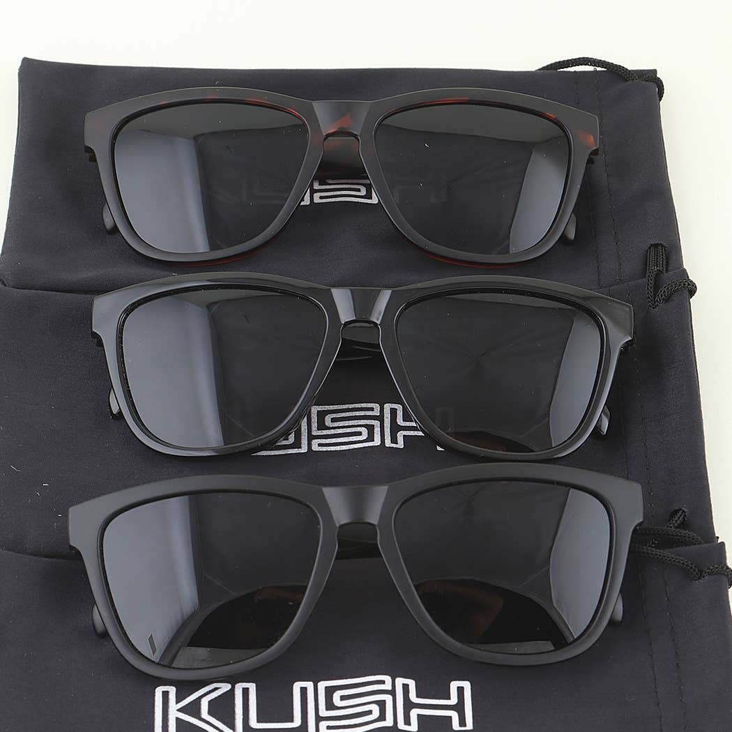 KUSH Tortoise Wayfarer Sunglasses