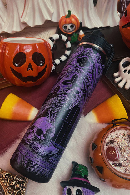 Quoth the Raven 24 Oz Water Bottle Tumbler