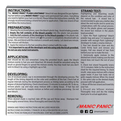 Flash Lightning® Hair Bleach Kit- 40 Volume Cream Developer