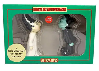 Frankenstein & Bride Halloween Salt & Peper Shaker Set
