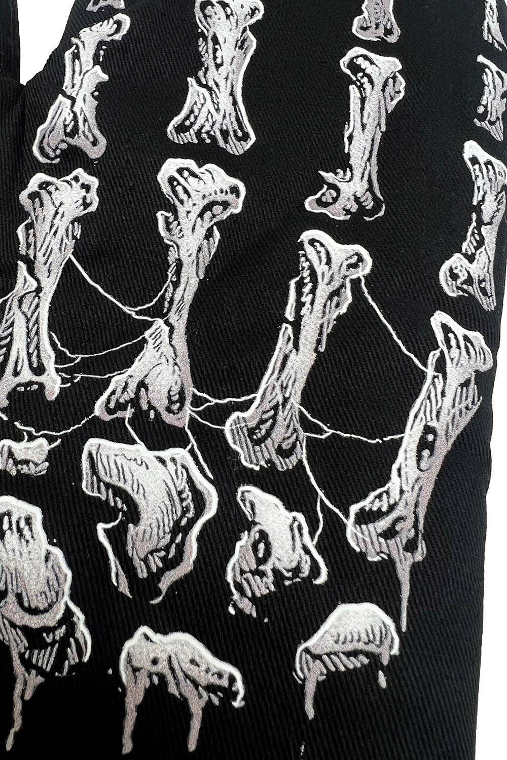 Skeleton Hand Oven Mitts [Set of 2]