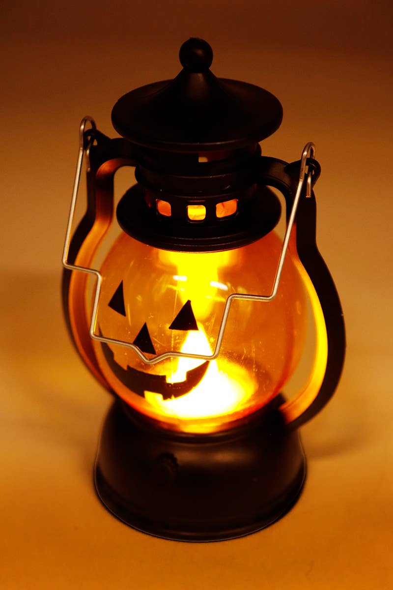 Halloween Pumpkin Head LED Jack O' Lantern with Display Box
