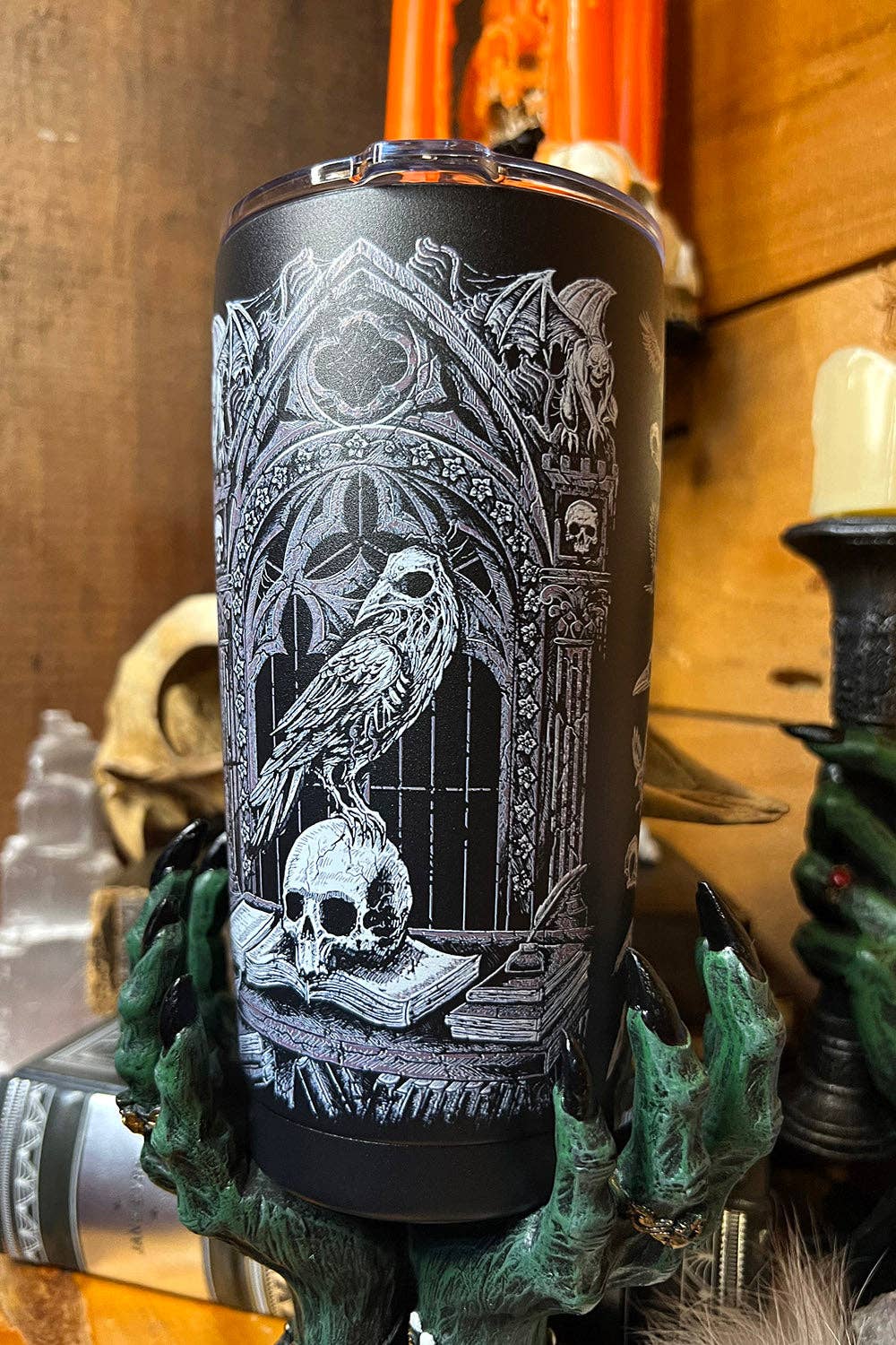 Quoth The Raven 20 oz Travel Mug