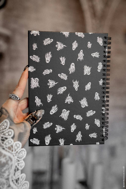 Ghost Haunting Spiral Notebook