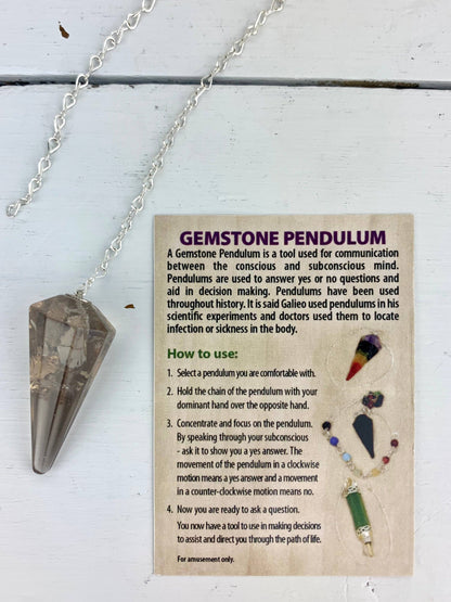 Crystal Pendulums