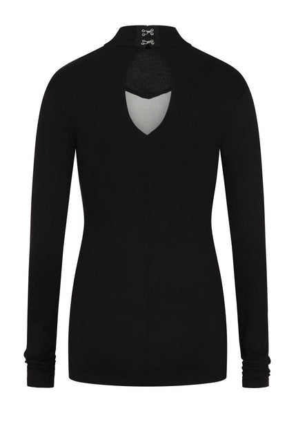 Necessary Evil Goth Cybele Bat Panel Long Sleeve Top