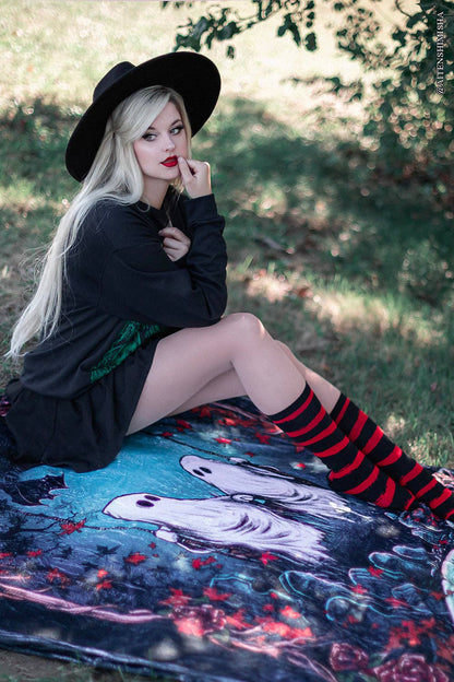 Ghost Love Throw Blanket