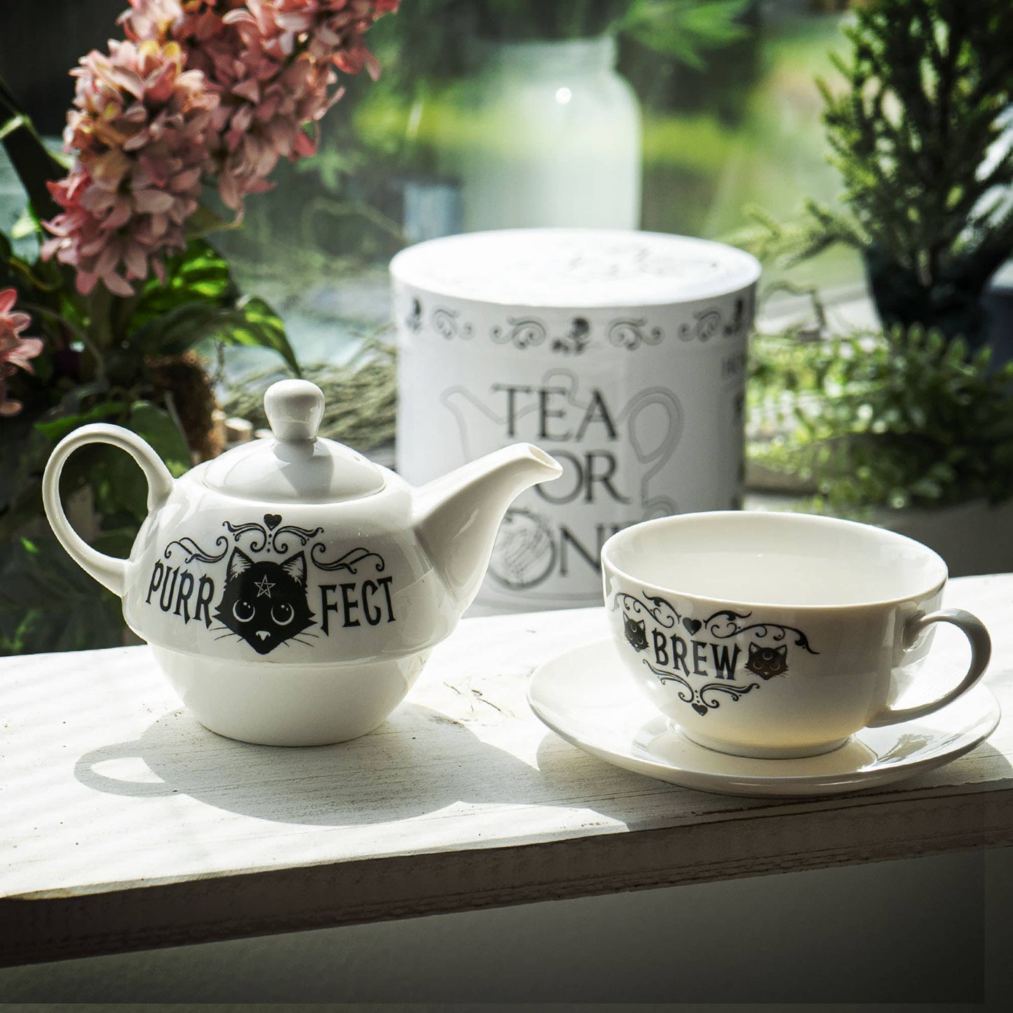 Purrfect Brew Tea for One