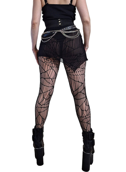 Necessary Evil Minerva Mesh Mini Skirt or Topper for Leggings