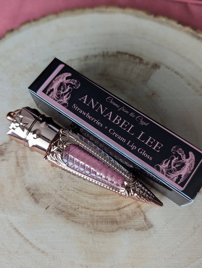 ANNABEL LEE - Strawberries and cream scented lip gloss