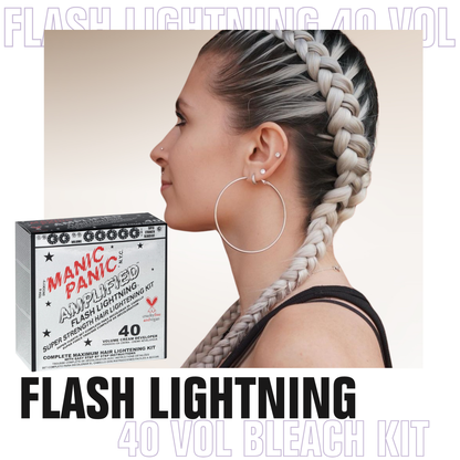 Flash Lightning® Hair Bleach Kit- 40 Volume Cream Developer