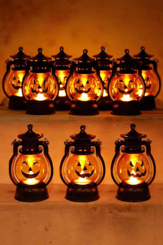 Halloween Pumpkin Head LED Jack O' Lantern with Display Box